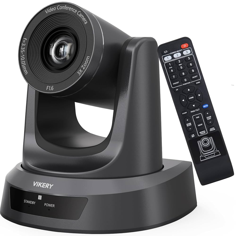 新品VIKERY ZOOM カメラ 3倍光学ズーム PTZ ウェブカメラ USB 新品VIKERY ZOOM カメラ 3倍光学ズーム PTZ ウェブカメラ USB